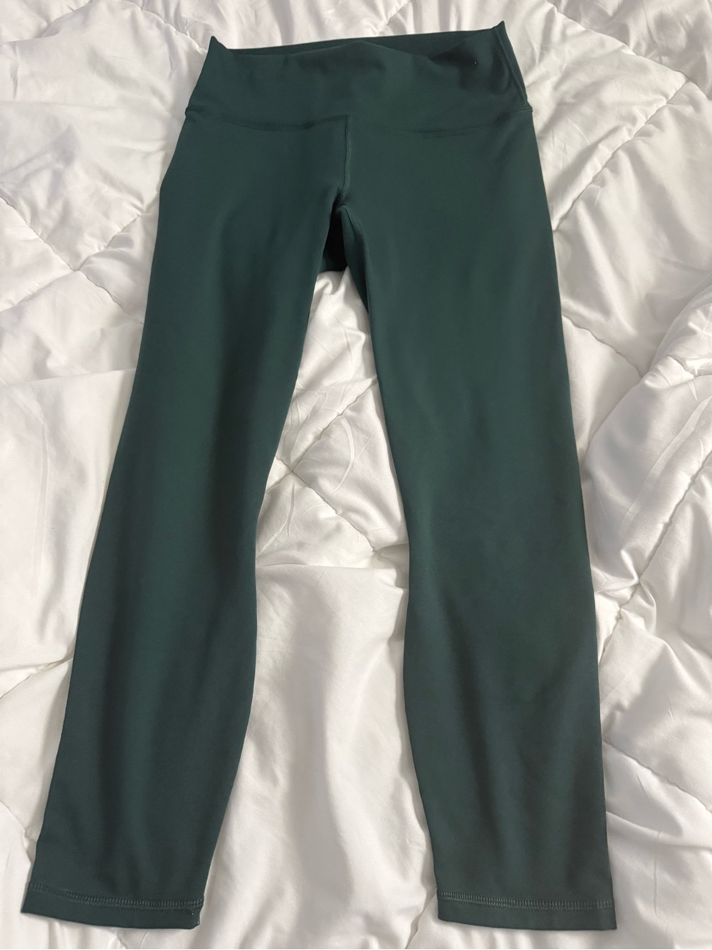 Women’s Fabletics Powerhold Forest Green High-Waist Active Leggings
